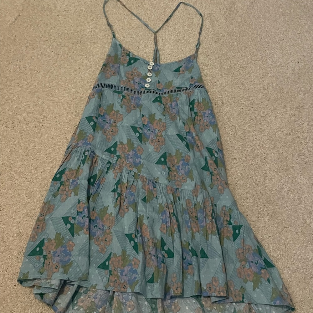 Urban outfitters blue pattered dress